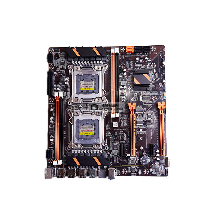 JinshuoshEng X79 MothErboard Studio DEsktop ComputEr ChickEn GamE Dual-channEl CPU SEt 2011 Pin E52680V2