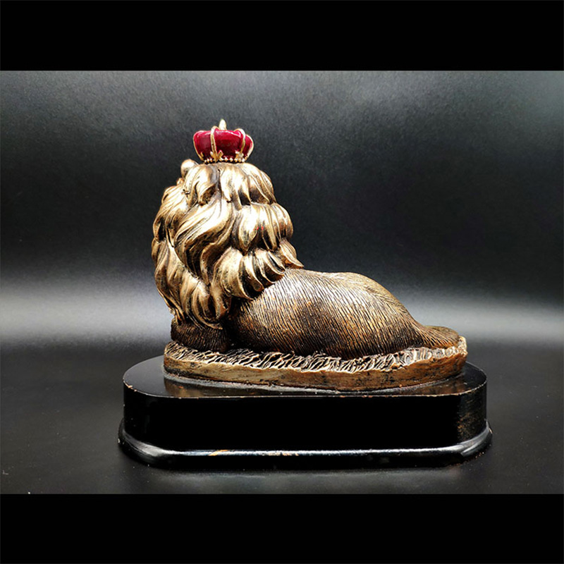 European Lion Jewelry Resin Ornaments Crafts Creative Home Living Room Office
