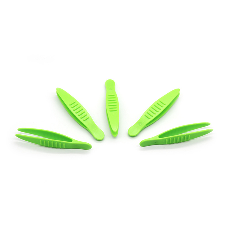 Children's Diy Handmade Safety Tweezers Thickened Plastic Clip Kindergarten Science Experiment Exploration Tool Tweezers