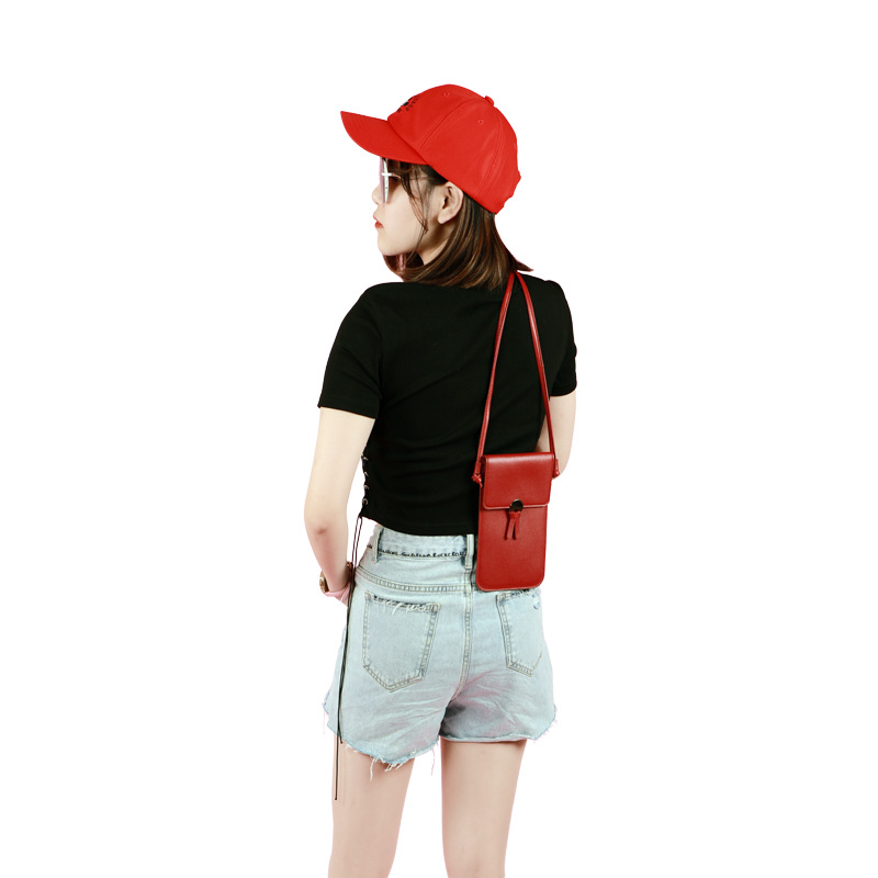 Small Bag Women's 2020 New Transparent Touchscreen Shoulder Bag Crossbody Bag Girl Fashion All-match Mobile Phone Bag
