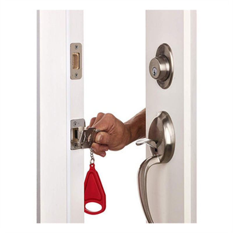 portable lock portable door buckle lock hotel room door top door blocker anti-theft lock