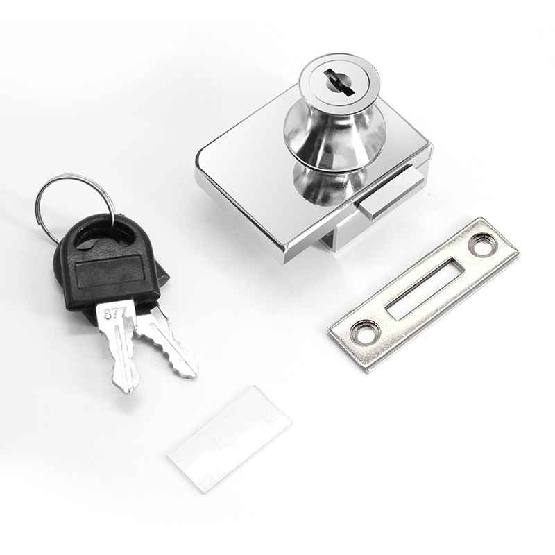 Wholesale 409 double door glass cabinet door lock 407 showcase glass door lock glass cabinet lock 328 tooth lock