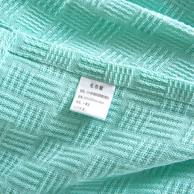 Japanese-style thread blanket towel quilt cotton gauze blanket summer single double nap blanket air-conditioning small quilt wholesale