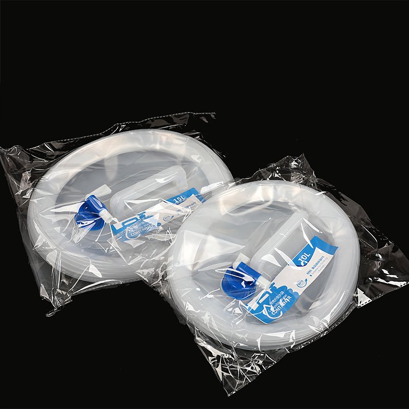 Outdoor portable water storage bucket 10L 15L folding bucket water bag travel picnic water intake container food grade PE