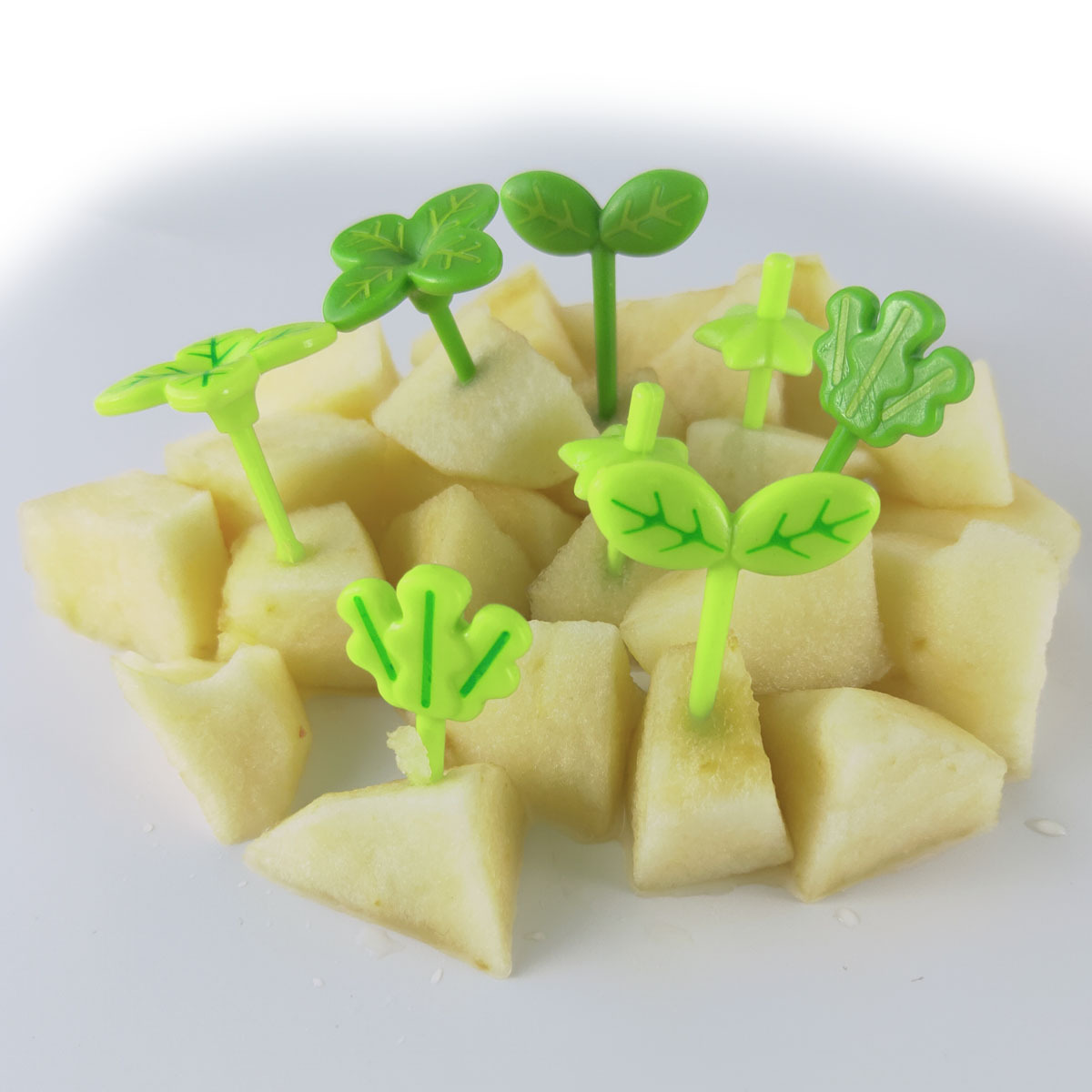 Новый продукт! Четырехлистный Клевер пластиковая фруктовая палочка детская бенто палочка вилка для фруктов в японском стиле 8 штук