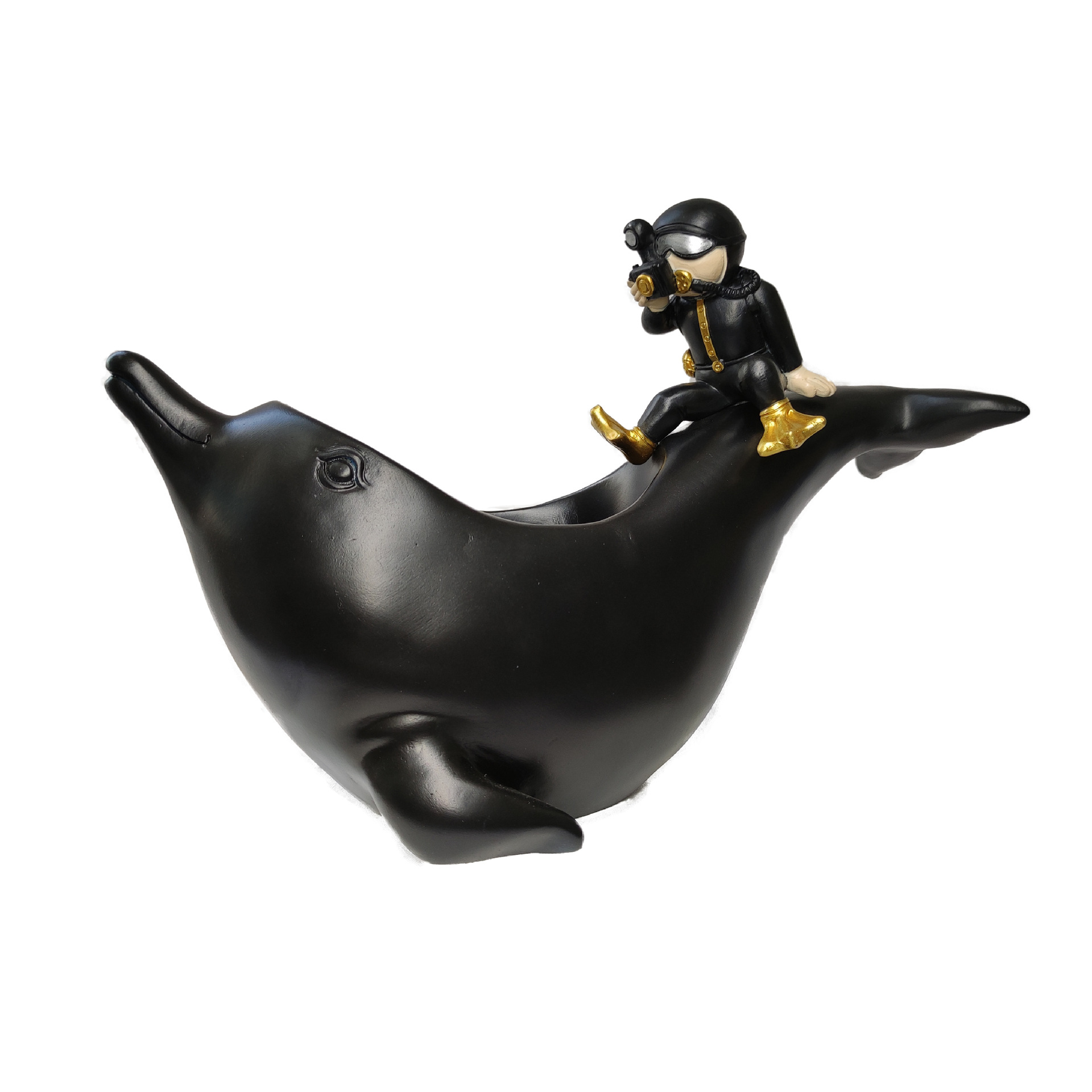 Creative Diver Fruit Plate Ornaments Key Storage Box Candy snack Plate Nordic Entrance Living Room Desktop Decorations