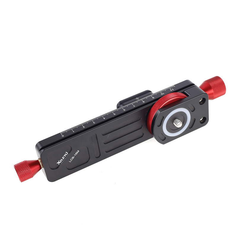 Xiletu macro photography special PTZ quick release plate bracket gear slide Mini Macro photography guide rail