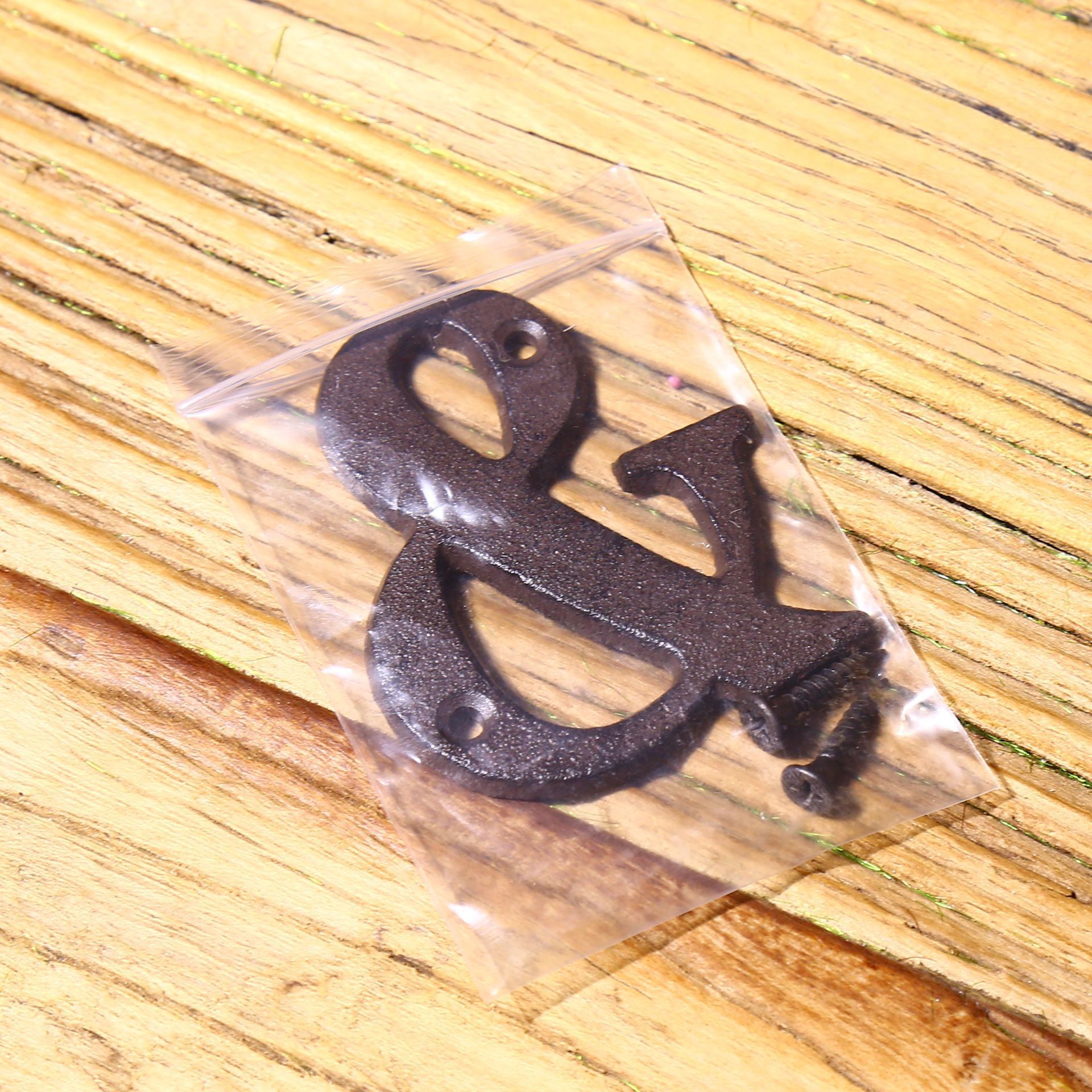 ZAKKA grocery wrought iron decorations cast iron metal number letter creative DIY doorplate letter symbol