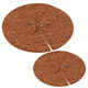 Needle Punched Round Brown Film Flower Pot Shade Mat Tree Fence Mat Anti-Grass Mat Flower Pot Dust-proof Decorative Mat