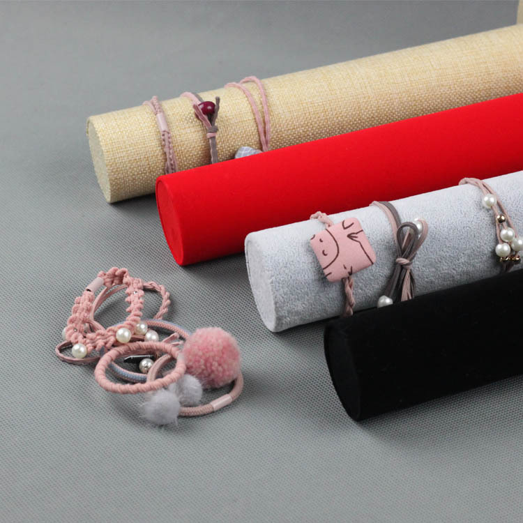 Flannel Head Rope Rubber Tendon Display Rack Bead String Watch Hair Ring Storage Rack Jewelry Store Counter Facing Tianzhu Stand