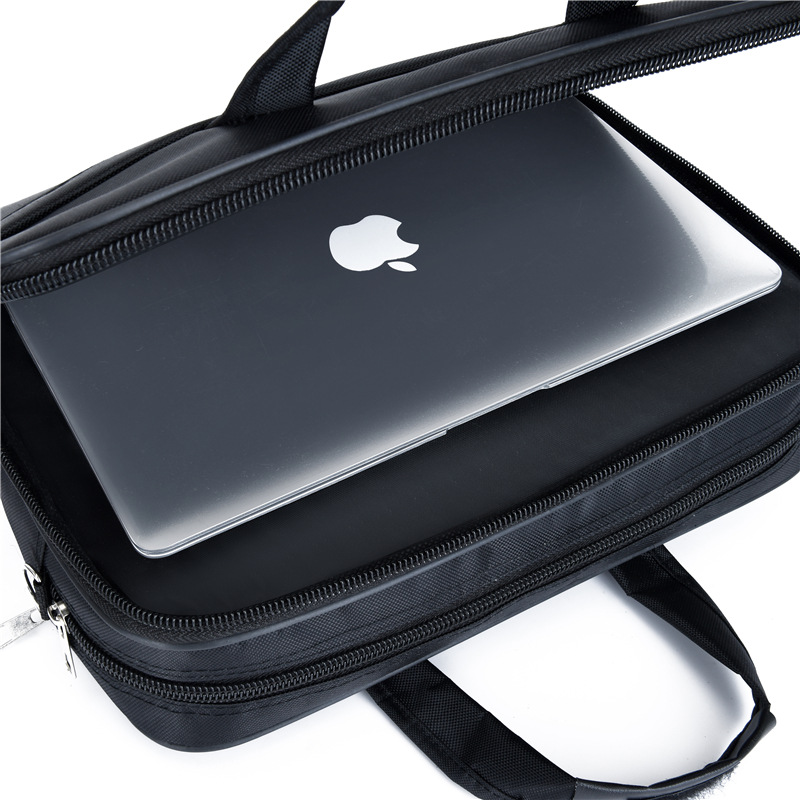 Men's Oxford cloth shoulder messenger bag new business commuter bag Korean style waterproof wear-resistant handbag 15 computer bag