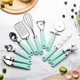 Plastic handle melon Planer bottle opener cheese planer kitchen hardware gadgets 9 piece set