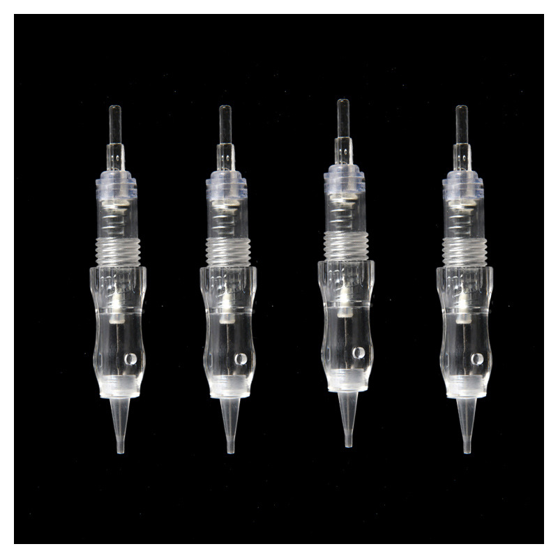 Black Pearl Needle Sketching Instrument Full Throwing Machine Needle Eyebrow, Eye and Lip Universal Screw Full Throwing Integrated Tattooing Needle