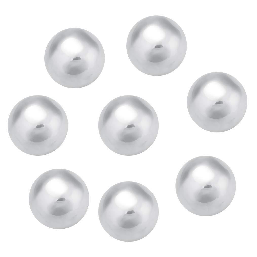Round 6 PCs ice particles 304 stainless steel wine cooler quick-frozen ice cube whiskey ice wine Stone suit