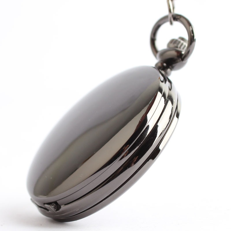 Factory Sales Fashion Green Ancient Black Gold Glossy Vintage Antique Pocket Watch Versatile Alloy Quartz Chain Pocket Watch