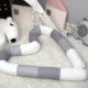 ins Internet Celebrity Long Stitching Children's Bed Wall Cross-border Baby's Bed Wall Removable and Washable Baby's Sleep Guardrail Bed