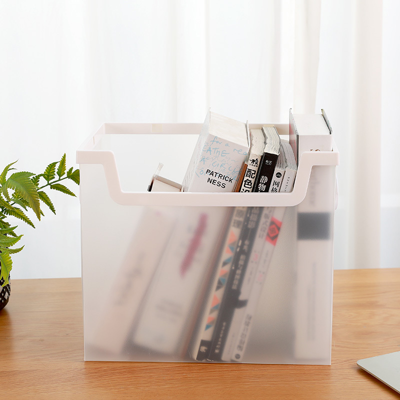 Thickened Office Desktop Storage Box Foldable Storage Box ins Style Home Finishing Box Stationery Sundries Storage Cabinet