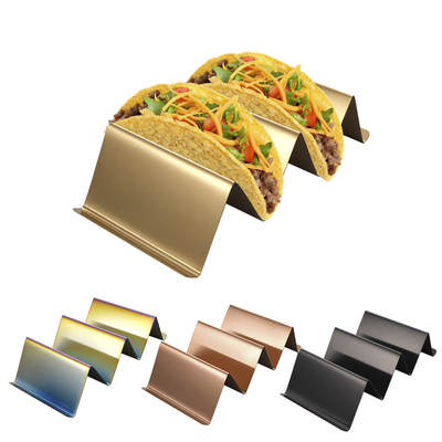 SOURCE manufacturer 430 stainless steel Mexican pancake rack cross-border tortillas rack taco holder in stock