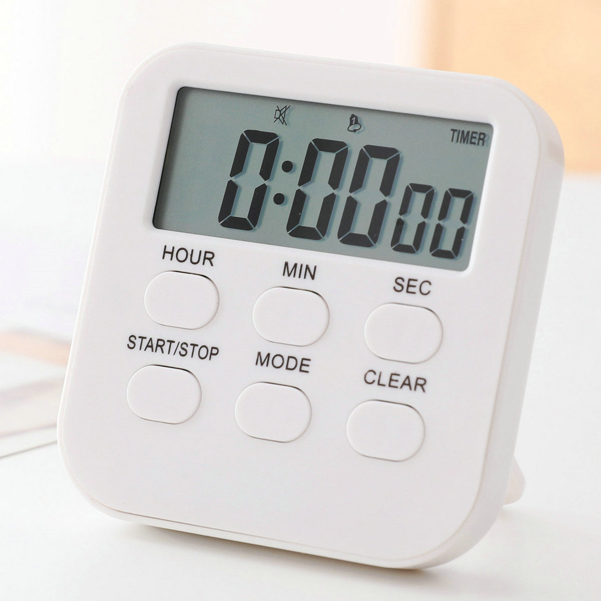 Spot silent timer with time timer kitchen electronic countdown reminder small clock
