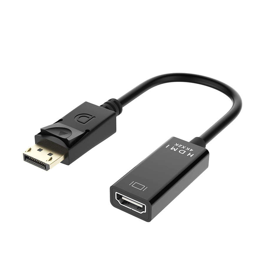 Преобразователь большой DP на HDMI линии между мужчинами и женщинами небольшой корпус позолоченный 4K 1080P DP на HDMI адаптер