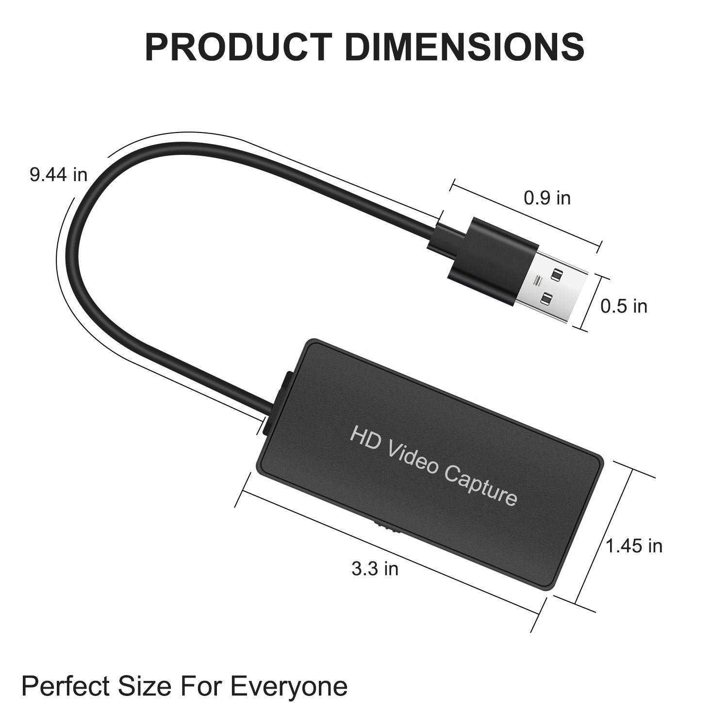 Video capture card USB2.0 video capture 1080p support OBS recording USB to HDMI video capture card