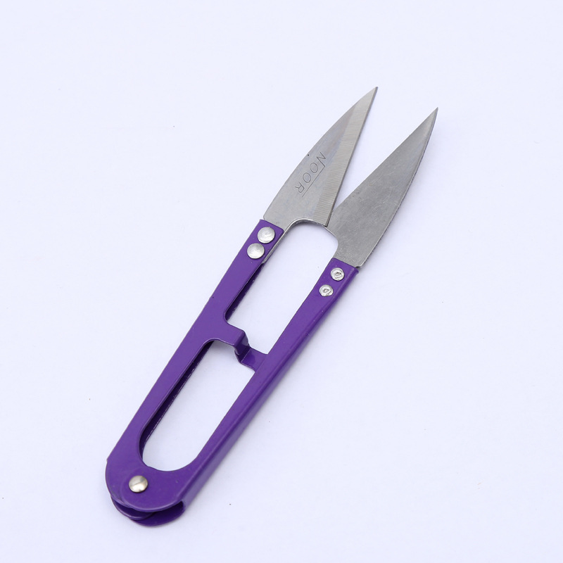 Small scissors wholesale U-shaped large spring small gauze scissors cross stitch scissors tailor small scissors fishing line trimming scissors
