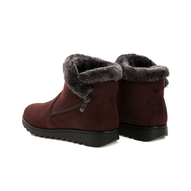 Winter new old Beijing cloth shoes women warm snow boots for the elderly large size cotton boots for the elderly cotton shoes a generation of hair