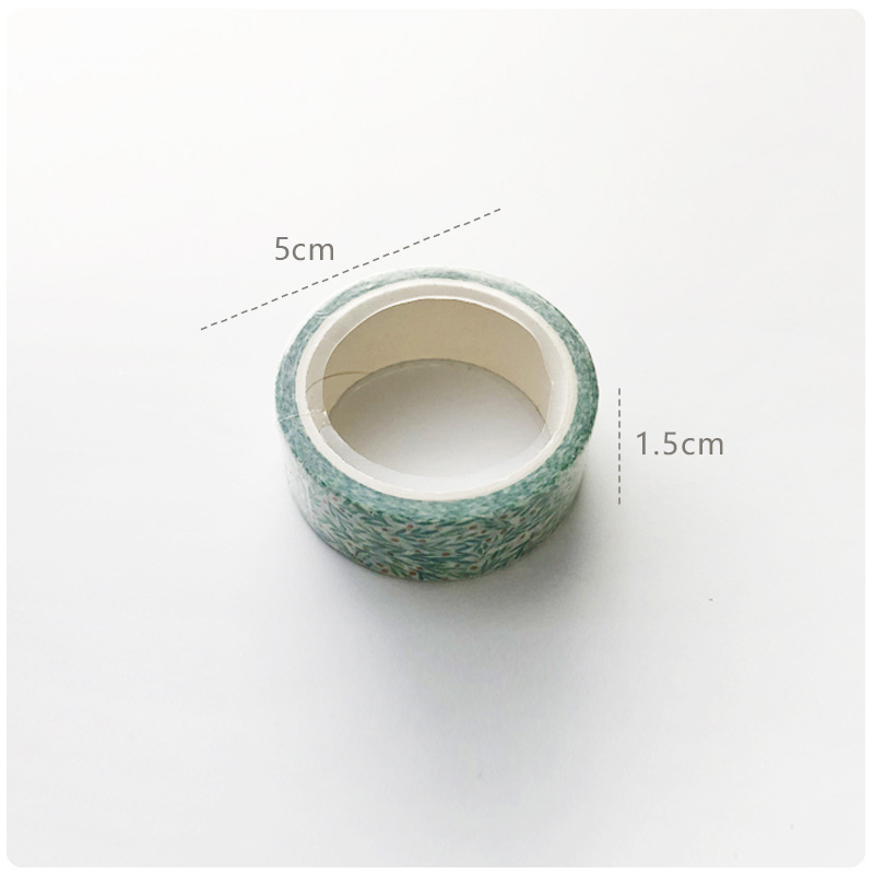 18 single pack paper tape creative Journal tape cute Journal tape DIY decorative tape 5 m