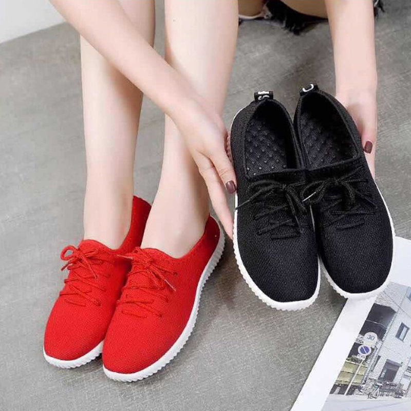 A generation of spring and autumn new coconut shoes women's durable bottom shoes women's shoes lace Sports women's shoes tide shoes
