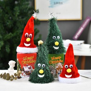 Factory direct Christmas swing Christmas tree Christmas electric toys light will move the Christmas tree