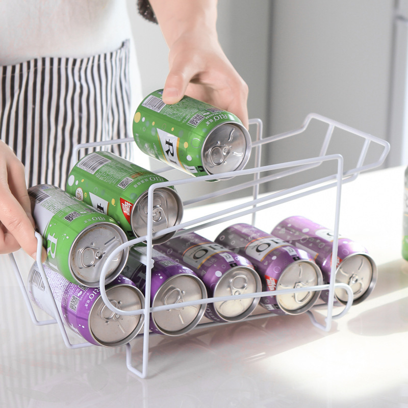 鉄芸コーララック収納棚キッチンラック金属ビール収納整理棚クリエイティブデスクトップ缶ラック