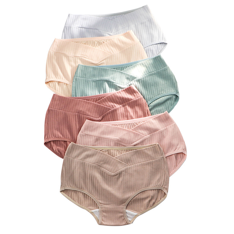 High Elastic Pregnant Women's Underwear Pure Cotton Low Waist Pregnant Late Pregnant Early Early Mid Large Size Pregnant Women Pregnant Women's Large Underwear