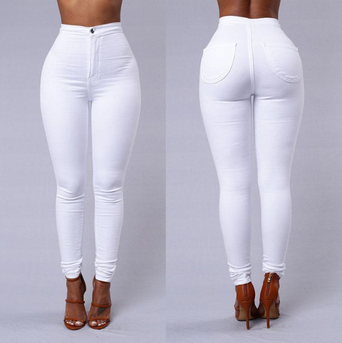 Cross-border ebay AliExpress hot foreign trade European and American women's clothing explosion stitching high waist tight slim stretch leggings