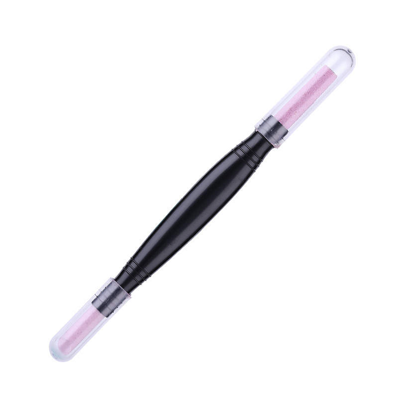 Cross-border Nail Art Double-headed Quartz Pen Multifunctional Exfoliating Repair Sanding Pen Armor Surface Sanding Fine Sanding Rod