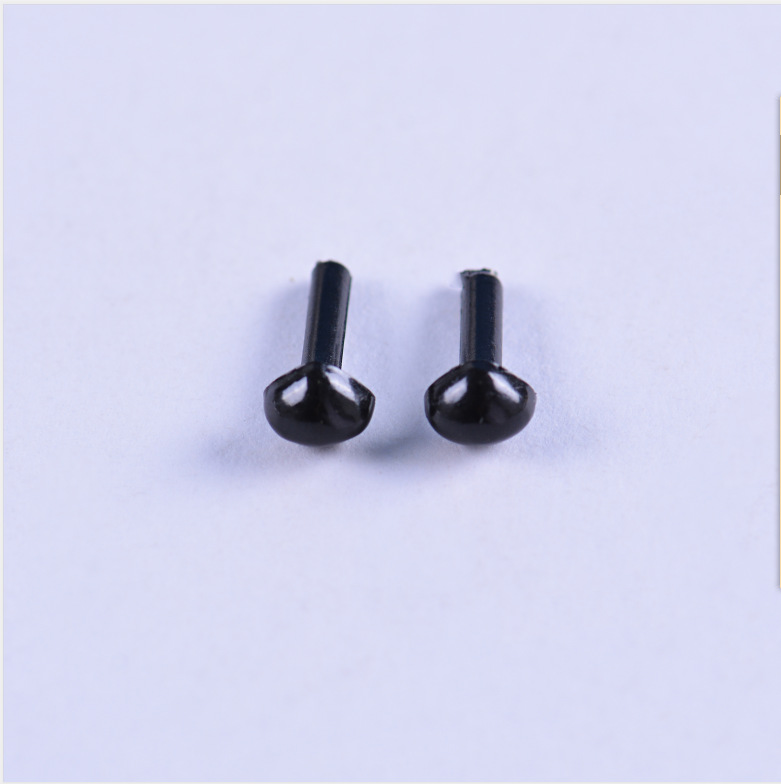 Animal Eyes Black Bean Eyes Straight Rod Toy Accessories DIY Oval Eyes In-line Animal Eyes Doll Eyes