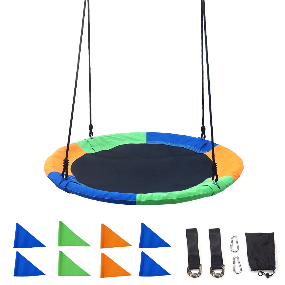 100cm outdoor children swing 900D Oxford cloth round tree swing Butterfly Swing outdoor toys