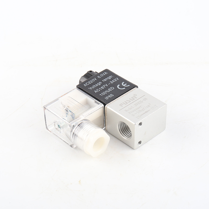 2V025-08/06 solenoid valve oil-free silent air compressor solenoid valve two-position two-port fluid control valve