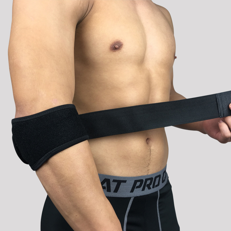 Basketball Elbow Protector Pressure Adjustable Winding Protector Men's and Women's Badminton Table Tennis Protector Direct Selling