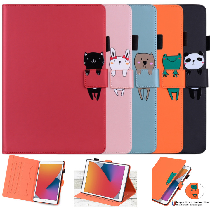 Suitable for IPAD568910 10.2 9.7 10.9 MINI12345 AIR1234 animal flat leather case