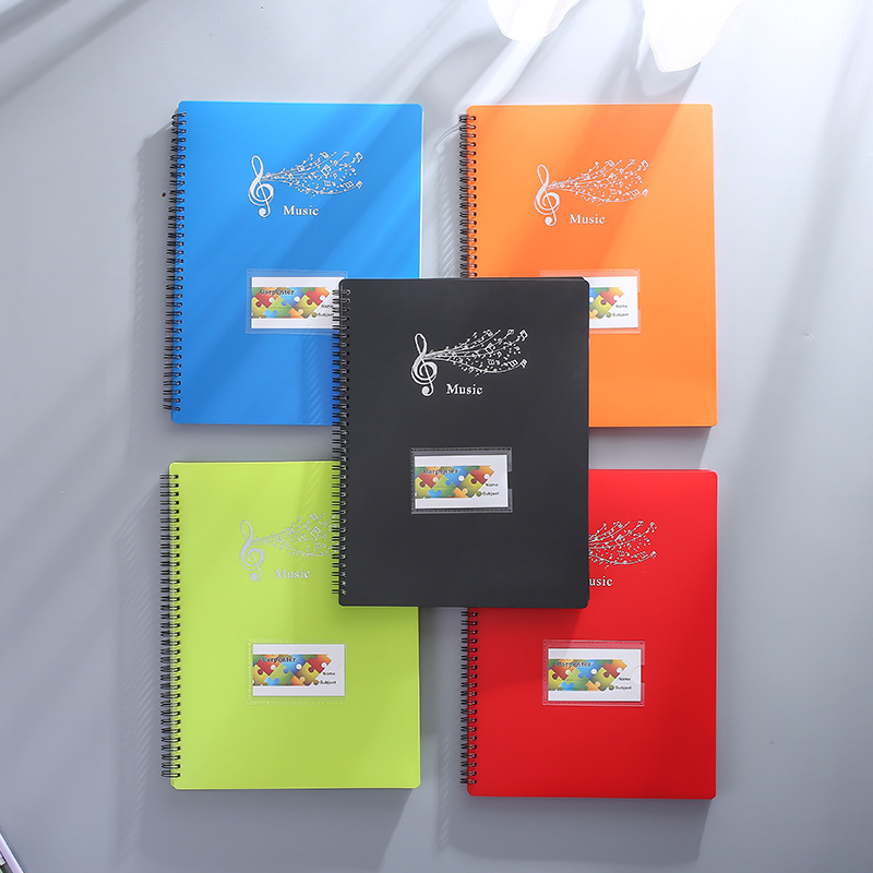 A4 wholesale printable logo non-reflective rewritable annotation music clip piano line chorus band music clip