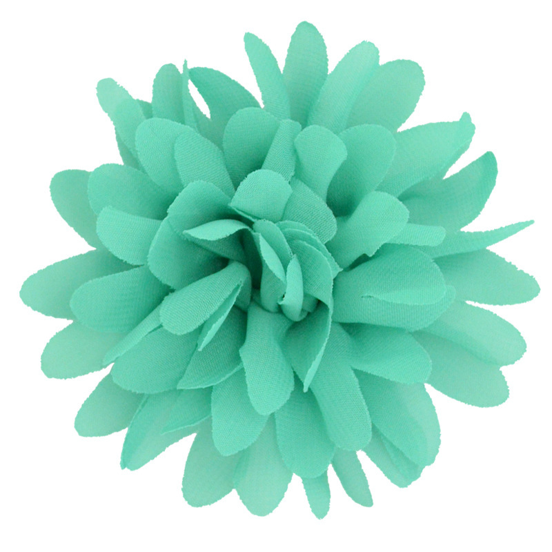 外国貿易の靴の帽子の花の10センチのシフォンの布芸の花の装飾品のdiyの手作りの子供のヘアバンドの部品の卸売り|undefined