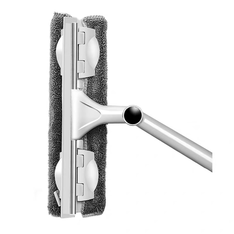 Window Cleaner Glass Cleaner Retractable Rod Household Double-sided Brush High-rise Building Window Cleaner Cleaning Tool Glass Brush