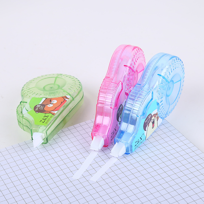 Cartoon correction tape 3 in 1 correction fluid creative student supplies ballpoint pen correction fluid set correction tape correction tape