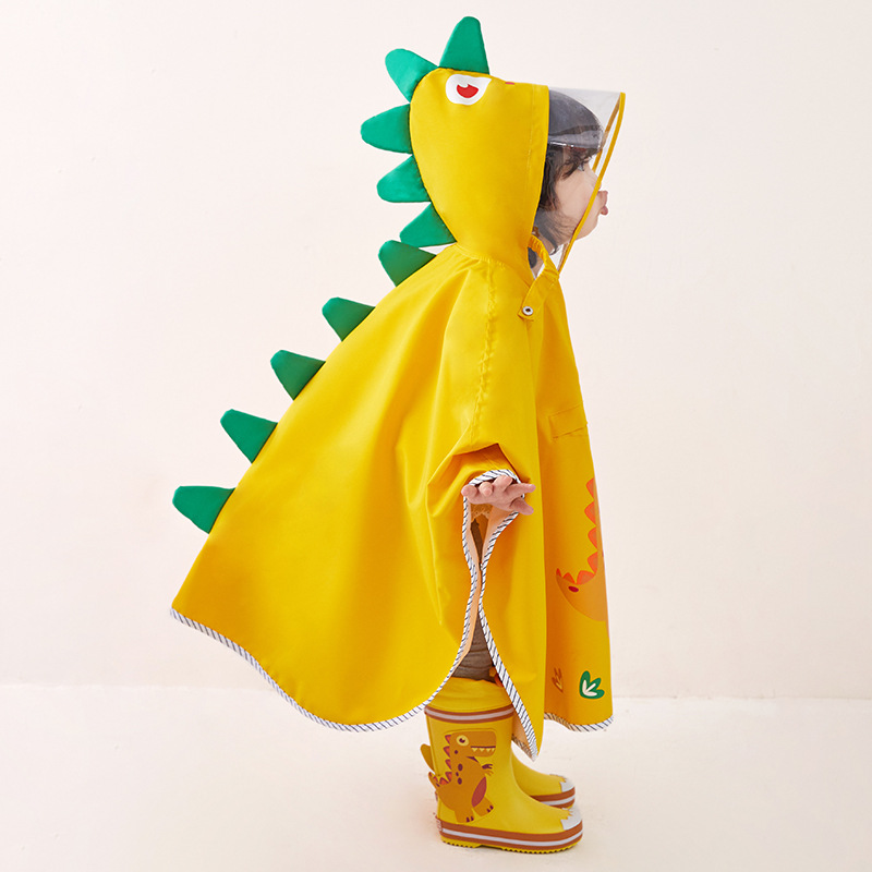 Cape dinosaur children raincoat Boys Girls kids boys kindergarten school clothes Primary School baby poncho