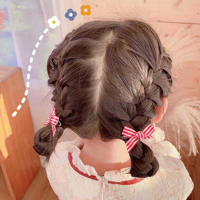 ベビー弓ヘアクリップ子供の前髪ヘアアクセサリーかわいいリトルプリンセスヘアピン壊れやすいクリップ子供のジュエリー|undefined