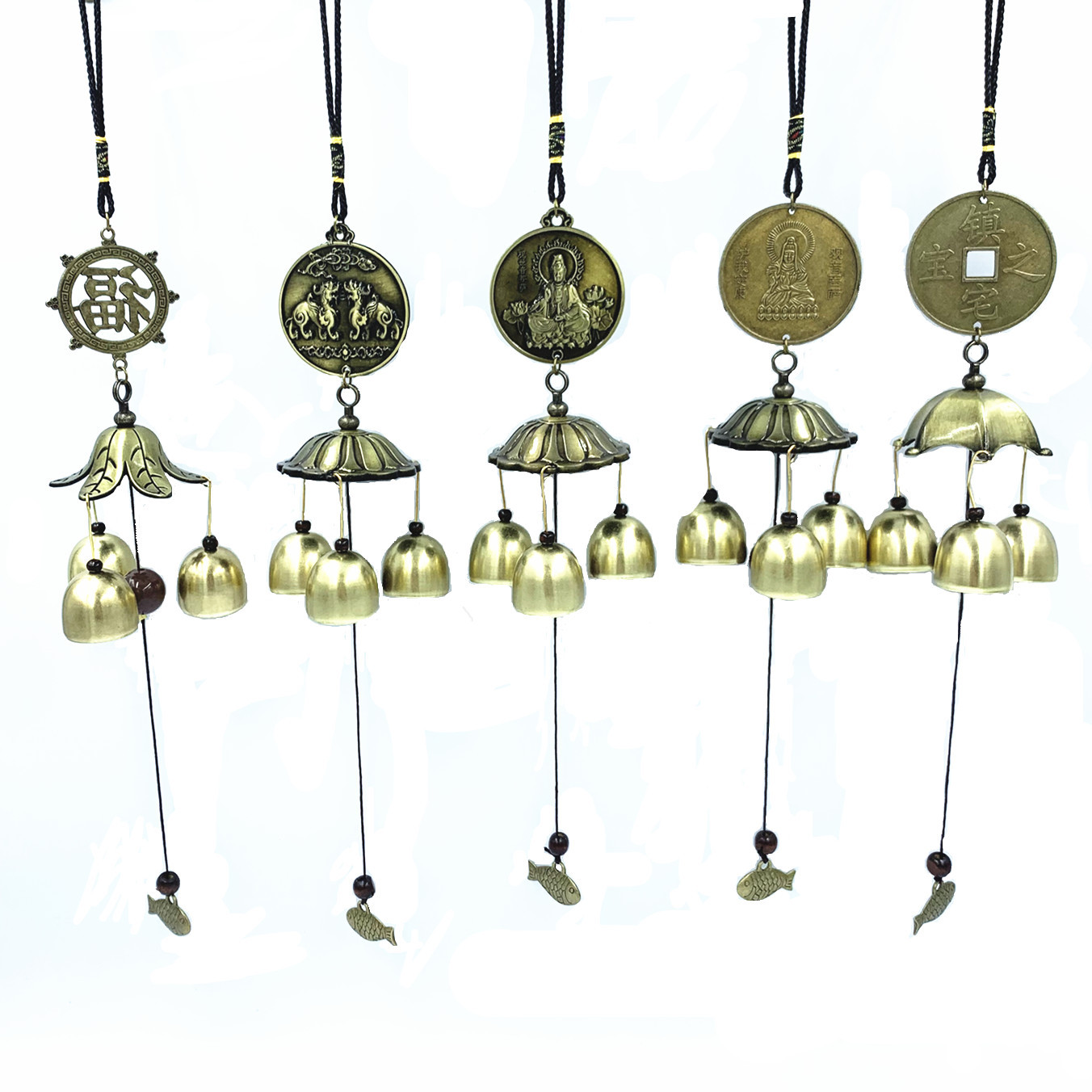 Factory Direct Supply Yunnan Tourism Antique Metal Bell Copper-Zinc Alloy Accessories Hanging Yunnan Craft Gifts