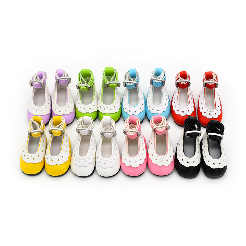 bjd shoes 6 points doll high heels cotton Doll Doll Doll elastic buckle princess shoes Accessories Wholesale