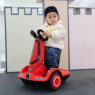 Children's electric transfer car can take people with remote control toy stroller student scooter infant drift balance car