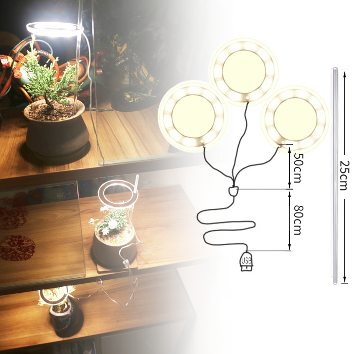 Led 植物成長ランプフルスペクトル模擬太陽光屋内家庭用花照射多肉植物サプリメントライトランプ|undefined