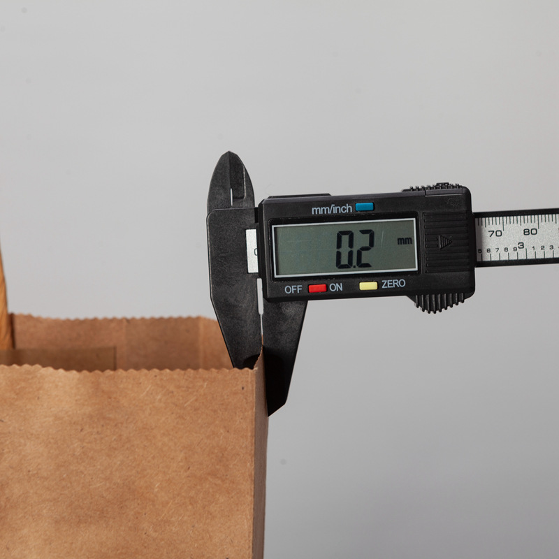 Spot color Kraft paper tote bag clothing shopping paper bag catering takeaway packing bag gift bag printed logo